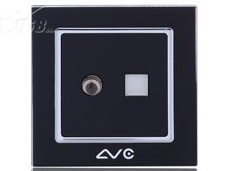 LVC电脑电视插座LVC6502C 综合布线设备中的高效连接解决方案